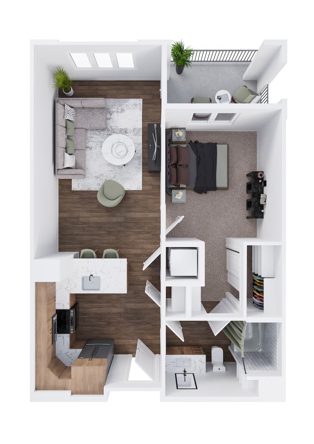 Floor plan layout diagram for A1.3